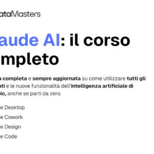 Claude AI: il corso completo – Data Masters