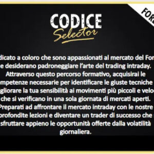 Codice Selector MASTER – Max Mereghetti